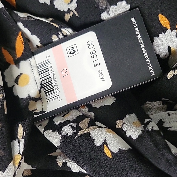 NWT Karl Lagerfeld Paris floral dress. - Picture 9 of 11